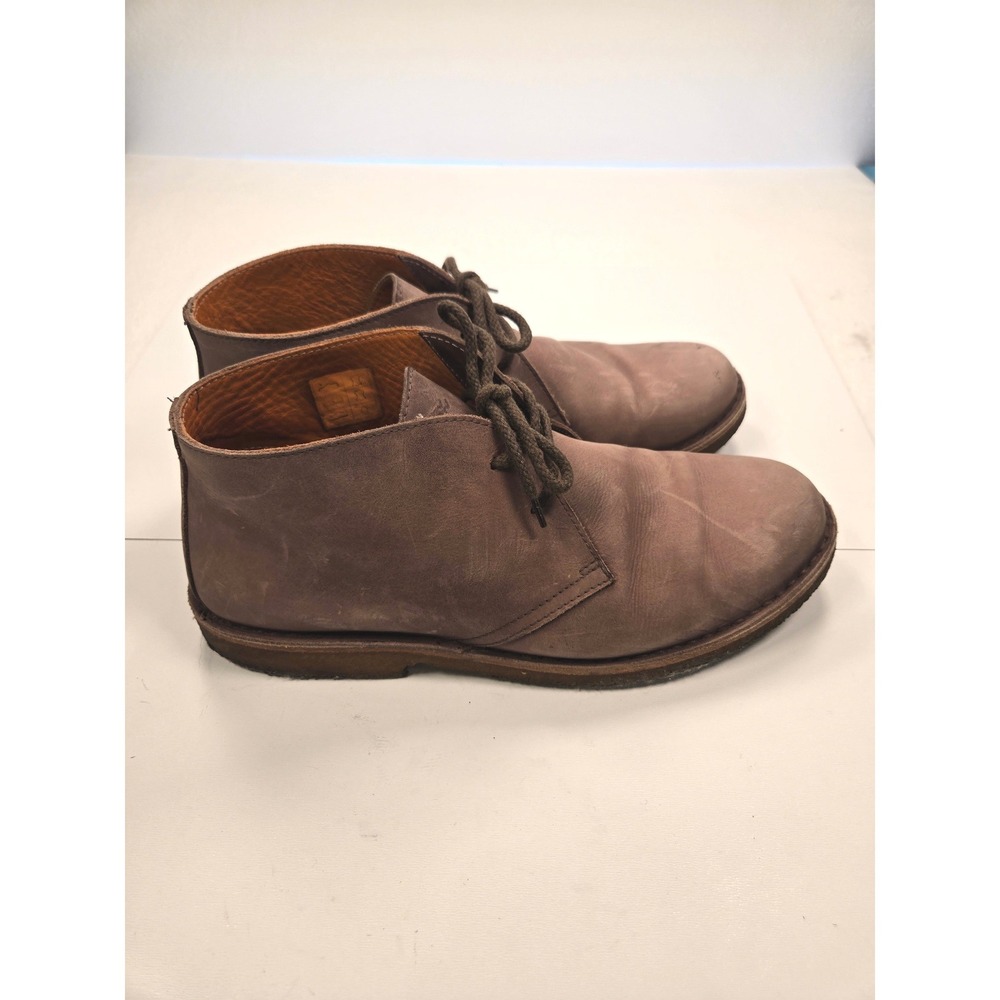 Astorflex Mens Brown Leather Chukka Desert Boots Size 11 Made in Italy